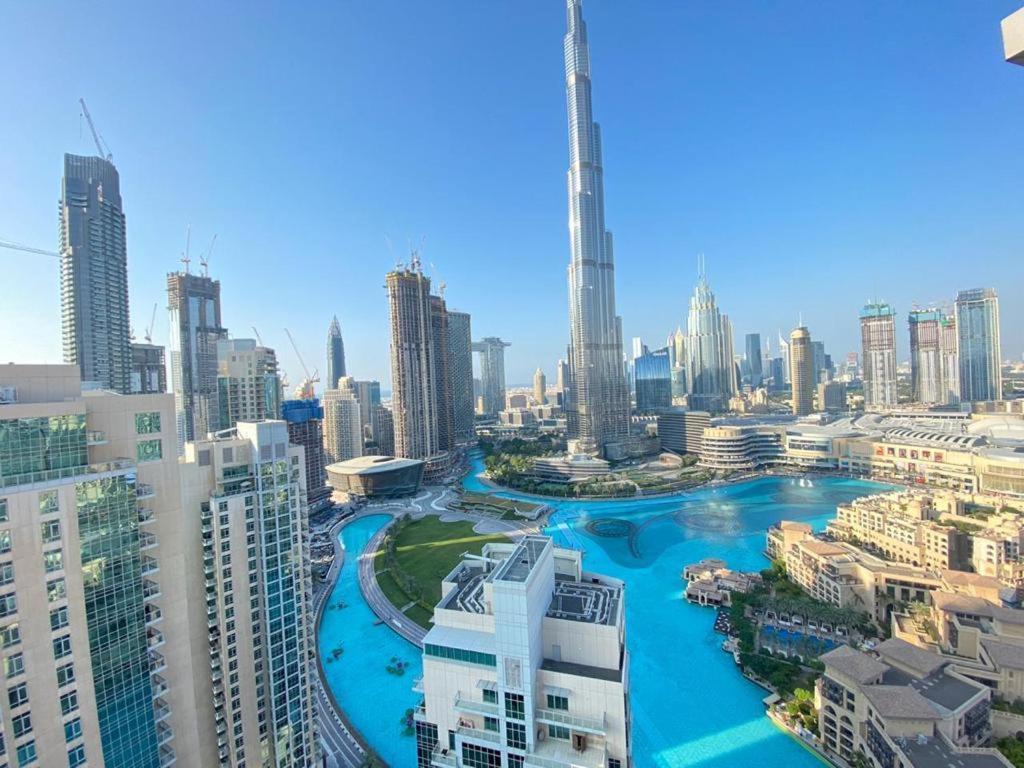 Durrani Homes - Luxury Living Besides Panoramic Fountain And Burj Khalifa View- Burj Khalifa Fireworks Dubai Bagian luar foto